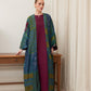 Multi Color Silk Abaya