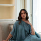 Seafoam Embroidery Kaftan