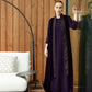 2 Piece Purple Vest Set
