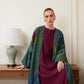 Multi Color Silk Abaya