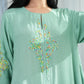 Harmony Green Embroidery