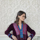 Jazz Velvet Kaftan Purple