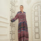 Silk Berry Tie Dye Kaftan