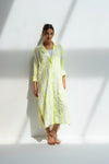 Fringe Neon Shirt Dress